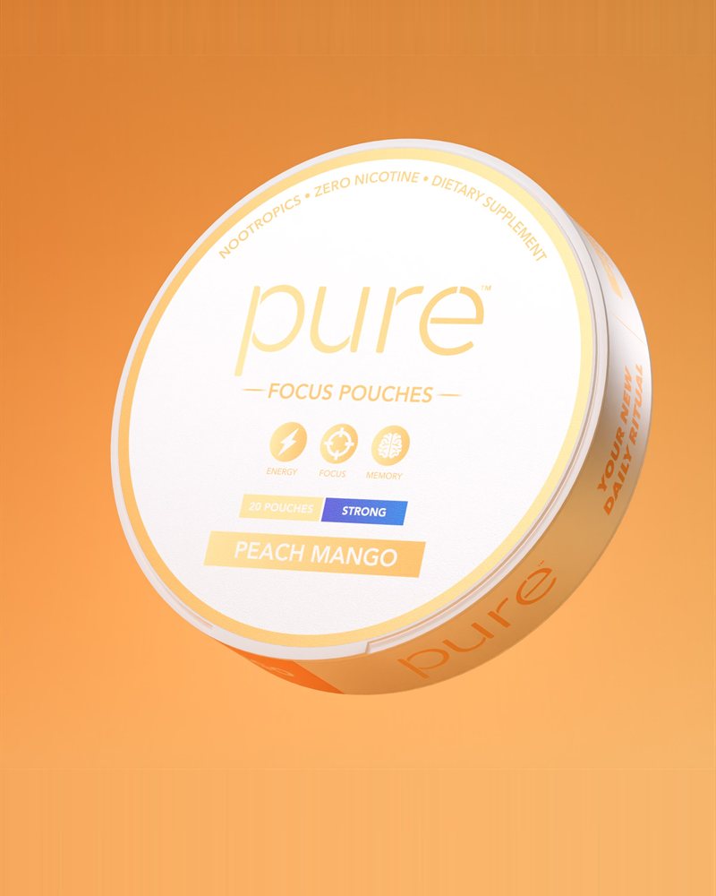 Pure Peach Mango Focus pouches